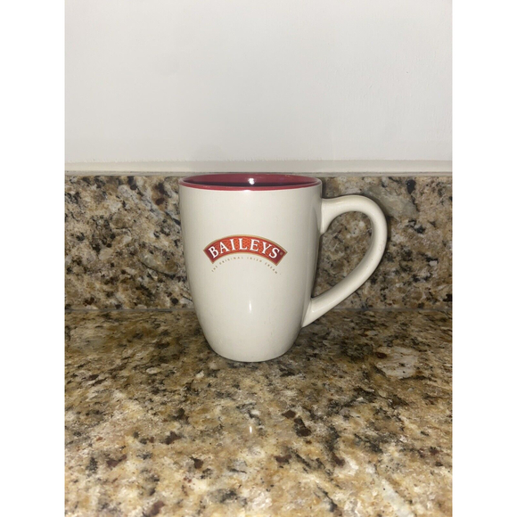Bailey’s Irish Cream Mug with R.A. Bailey's Signature White and Red - Picture 1 of 3